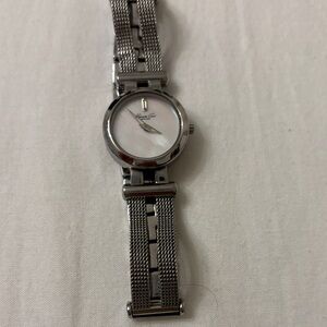 Kenneth Cole Silver Mesh Bracelet Watch